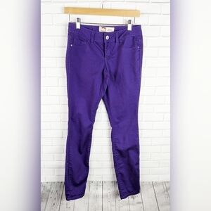 Lei Ashley low-rise Skinny Purple Jeans Jeggings Womens 3